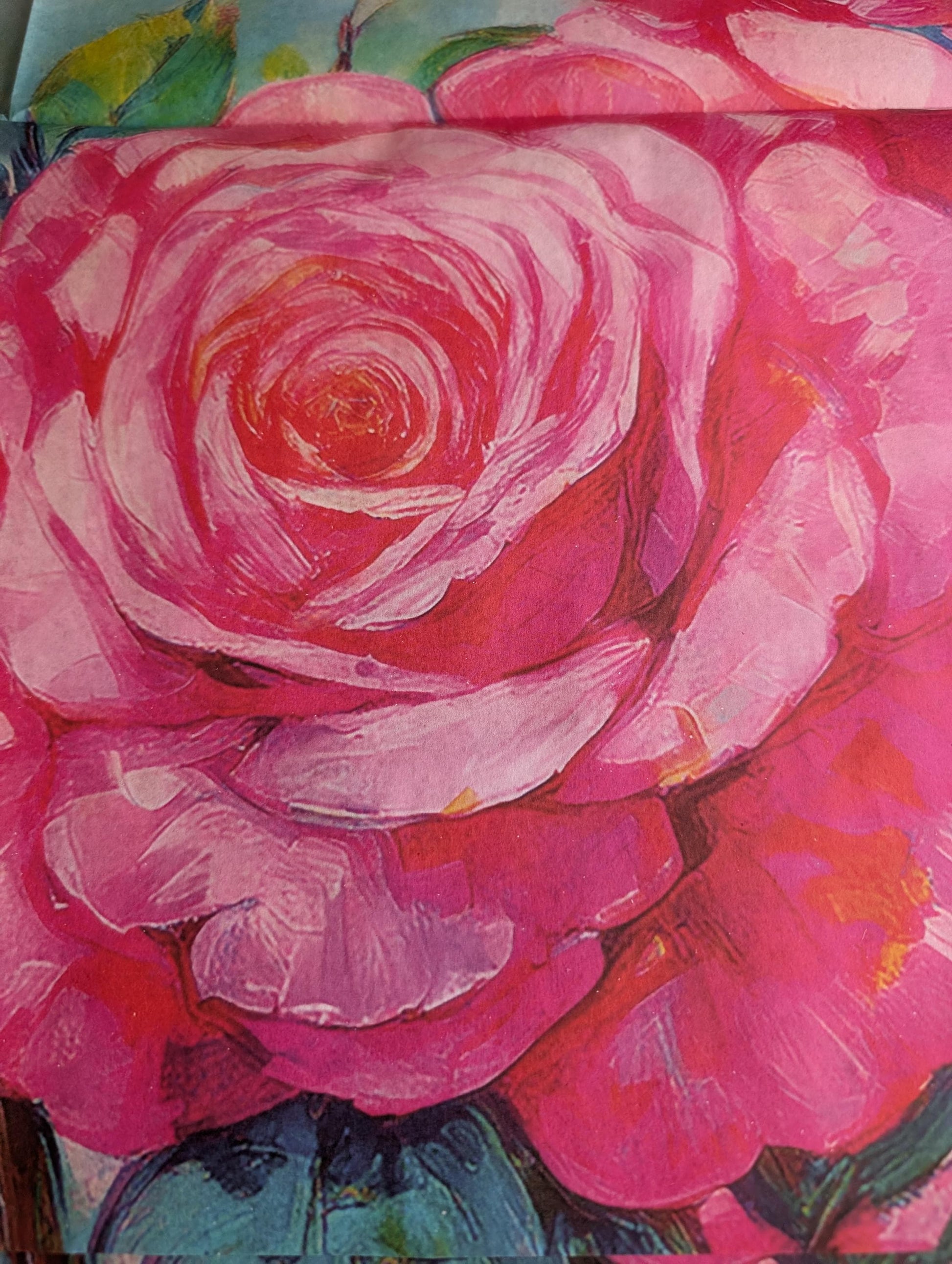 Decoupage Paper for Furniture I Decorative Paper I Tissue Paper I Furniture DIY I Furniture Upcycling I DIY Decor I Furniture Art I Upcycle!  Decoupage paper for furniture.  Elevate your furniture and craft projects with our stunning decoupage paper, featuring the unique &quot;Pink Roses Garden&quot; design. This eye-catching paper combines beautiful watercolor pink roses . Perfect for adding a touch of flair to any DIY project. Pastel color decoupage paper. Pink decoupage paper. Roses decoupage paper